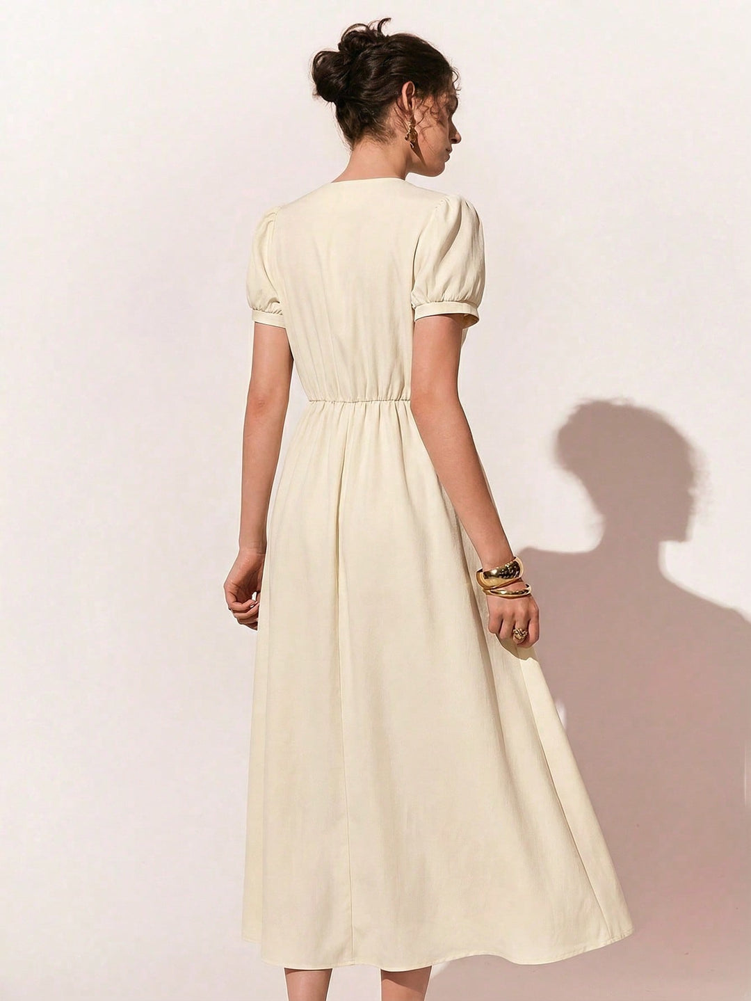 Rochie maxi SHEIN, portocaliu