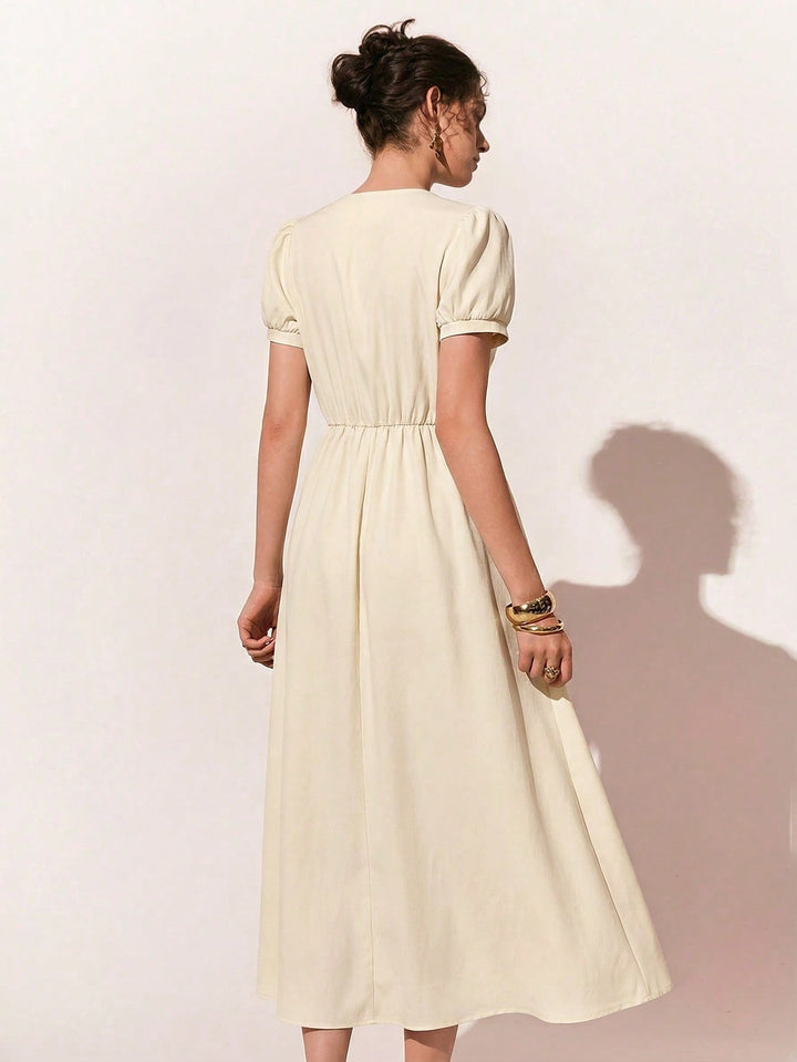 Rochie maxi SHEIN, portocaliu