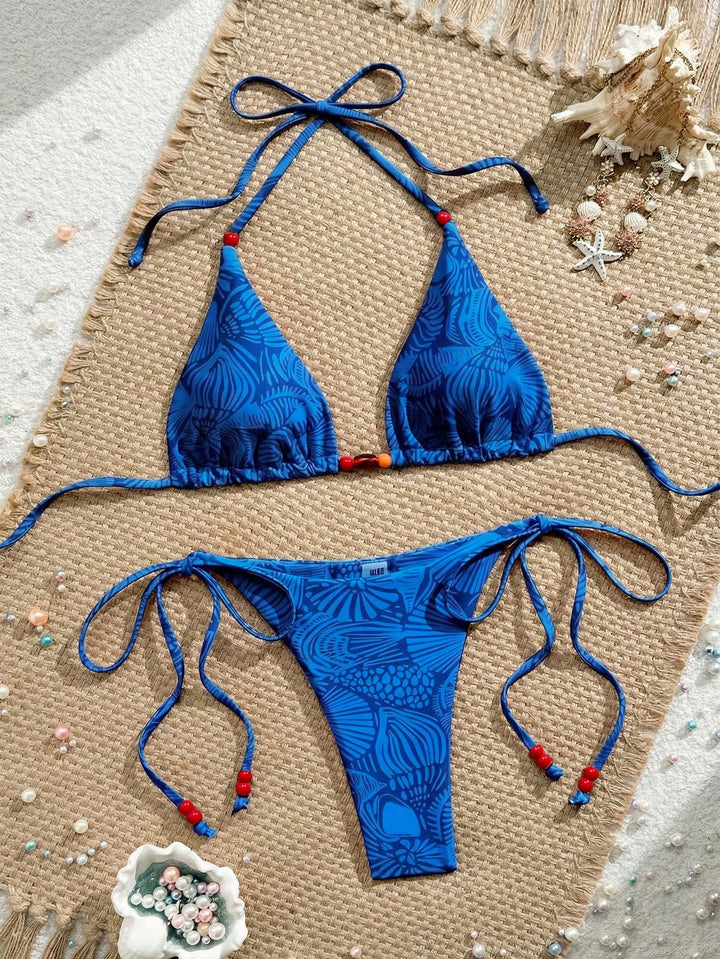 Set bikini SHEIN, albastru