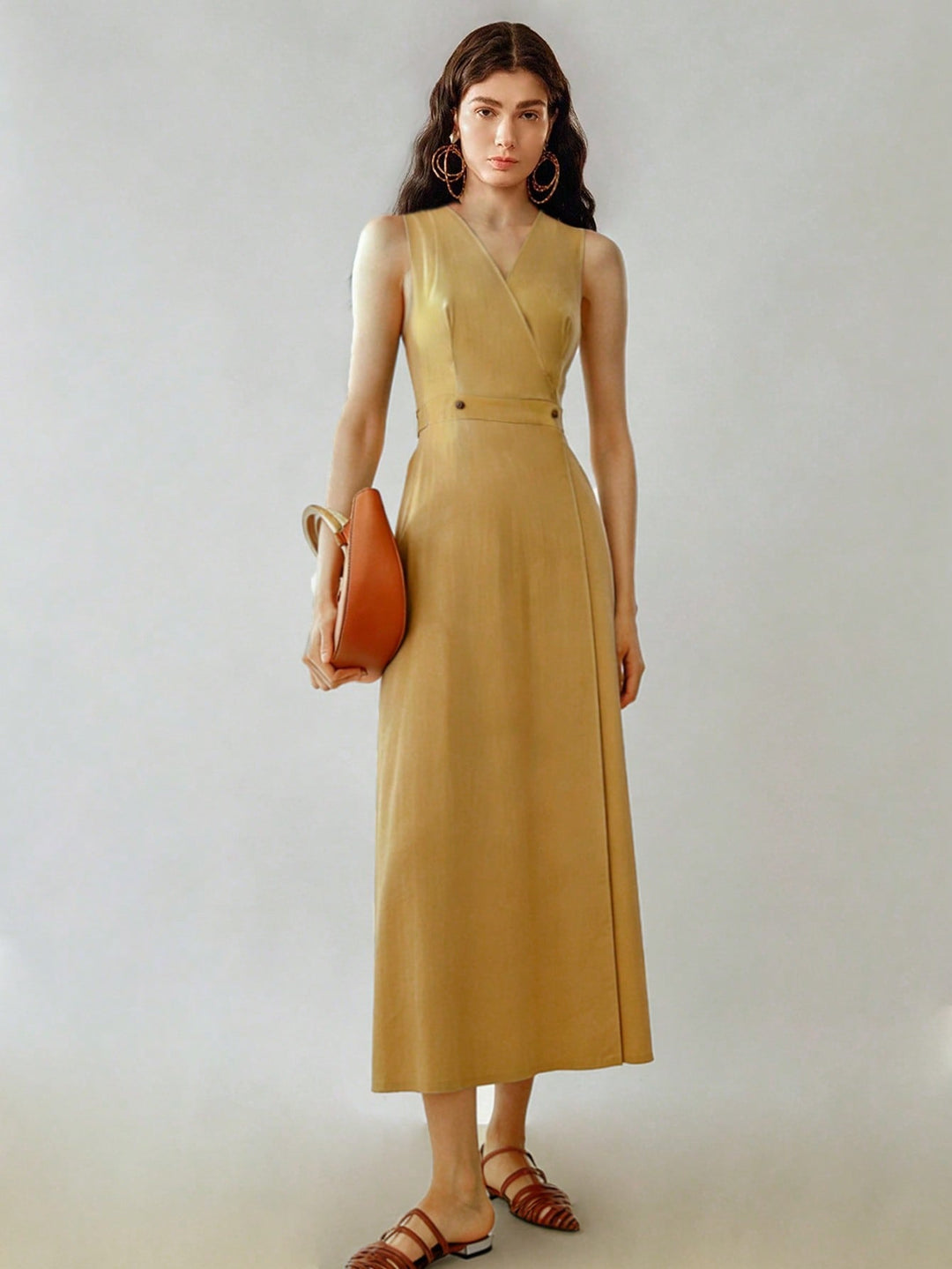 Rochie maxi SHEIN, galben