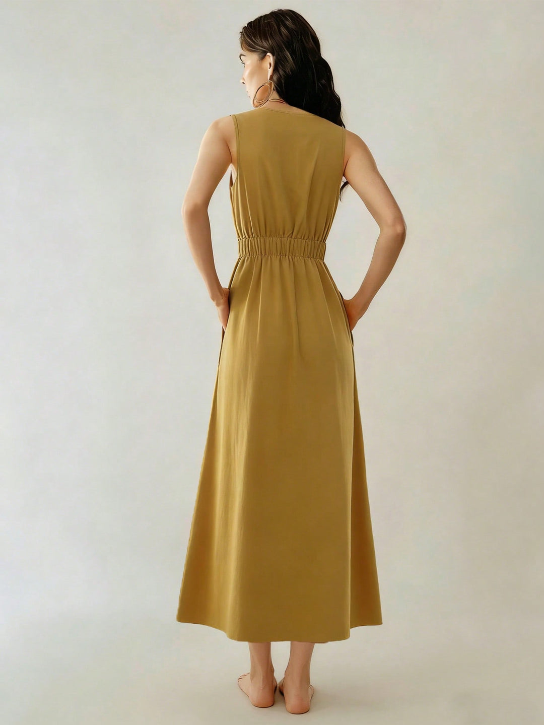 Rochie maxi SHEIN, galben