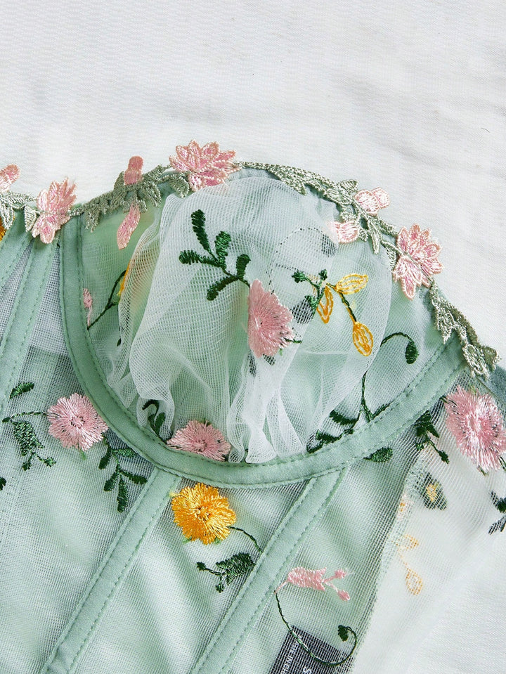 Top SHEIN, verde