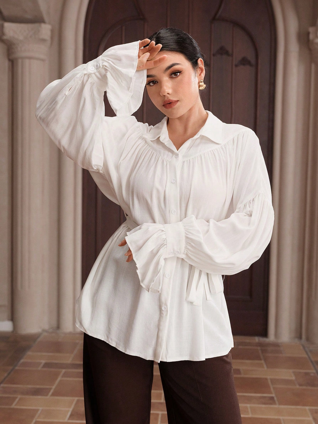 Bluza SHEIN, alb