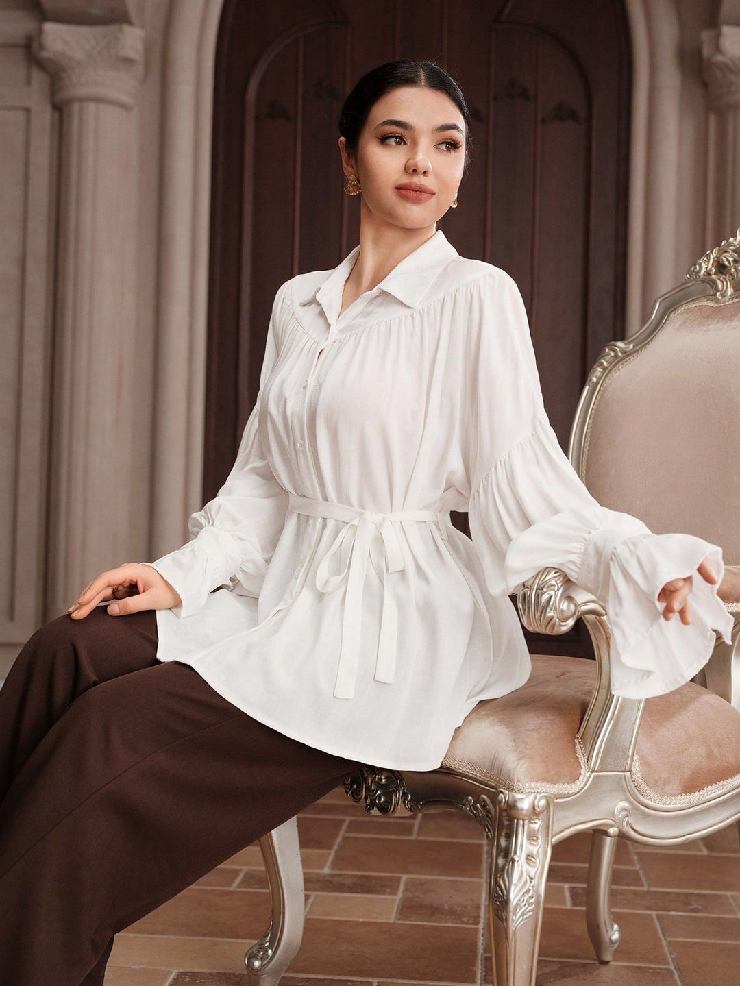 Bluza SHEIN, alb