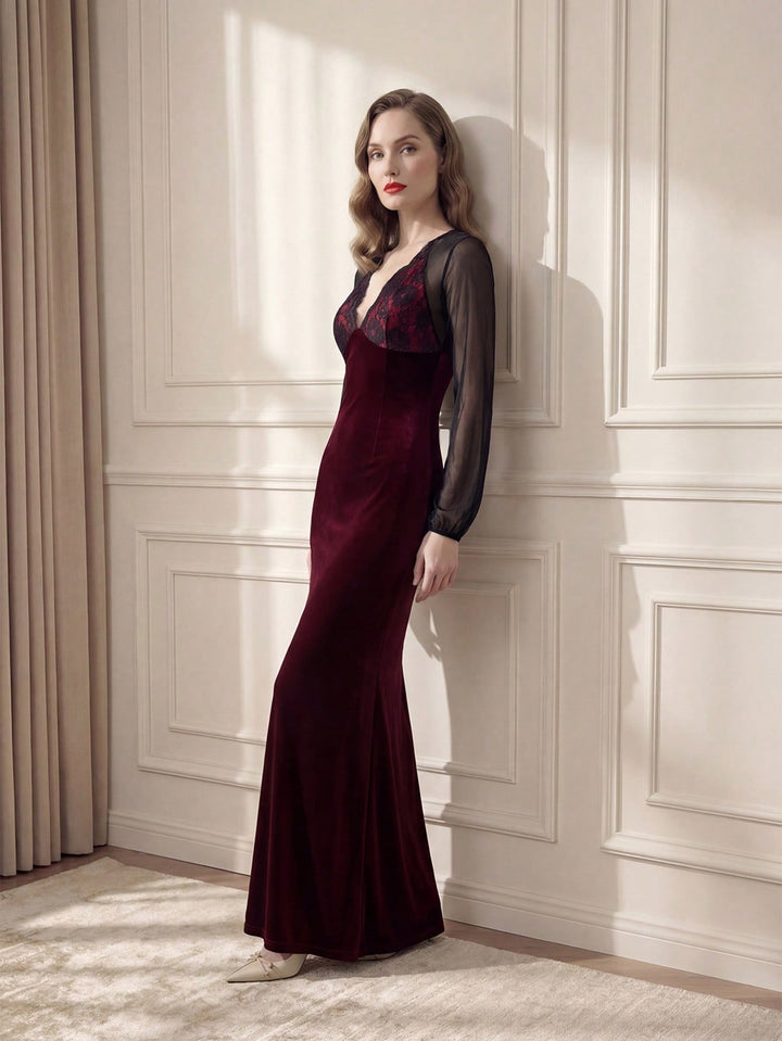 Rochie maxi SHEIN, mix culori