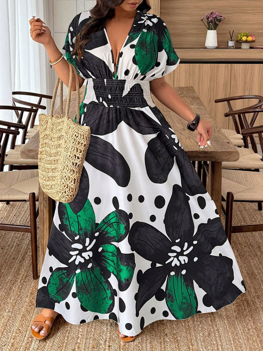 Rochie SHEIN, mix culori