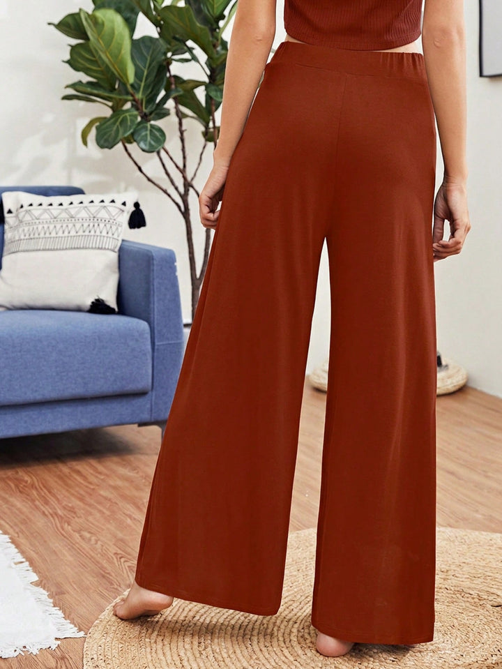 Pantaloni SHEIN, maro