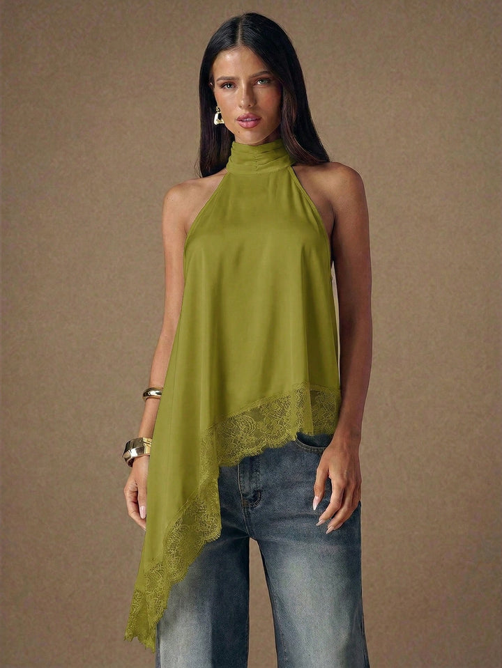 Top SHEIN, kaki