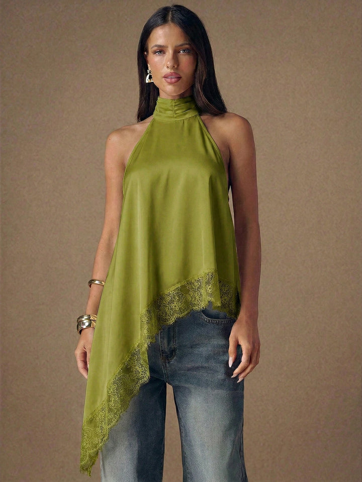 Top SHEIN, kaki