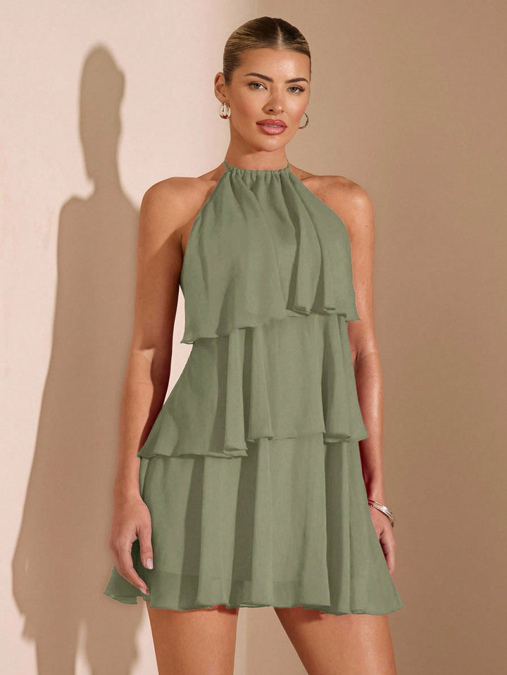 SHEIN mini ruha, khaki