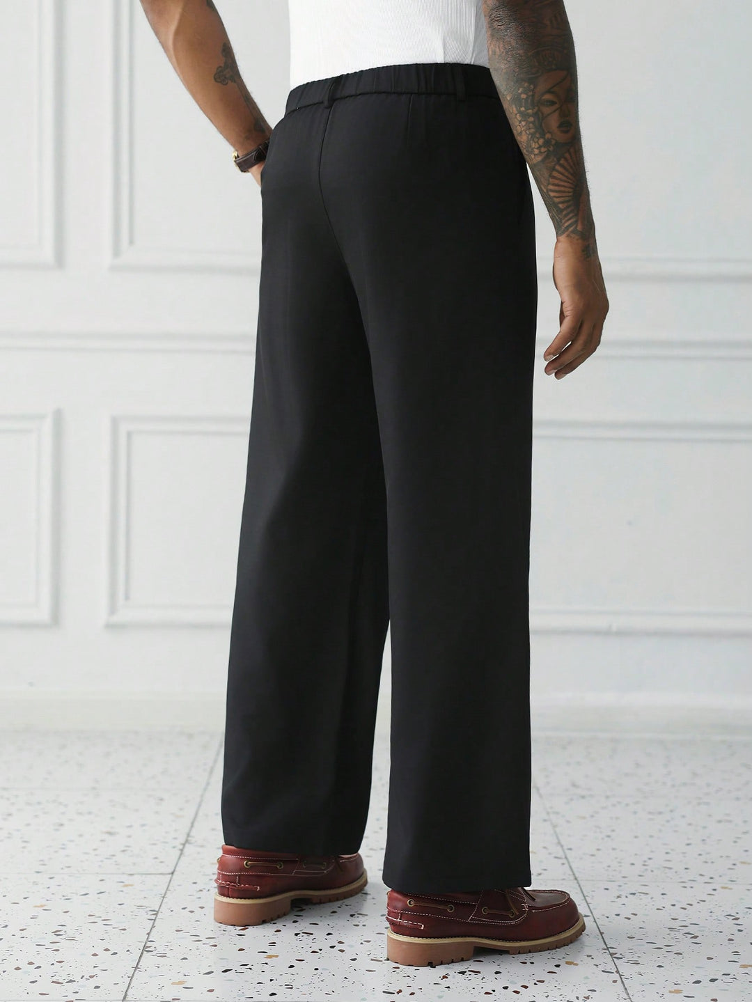 Pantalon SHEIN, negru
