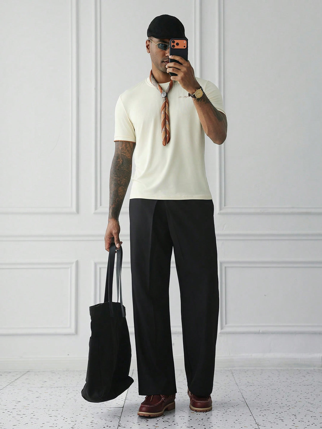 Pantalon SHEIN, negru
