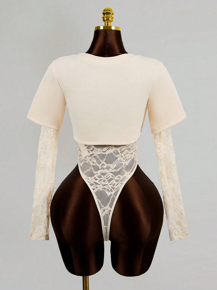 Body SHEIN, bej