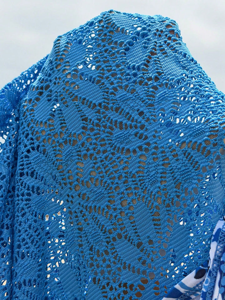 Costum de baie SHEIN, albastru