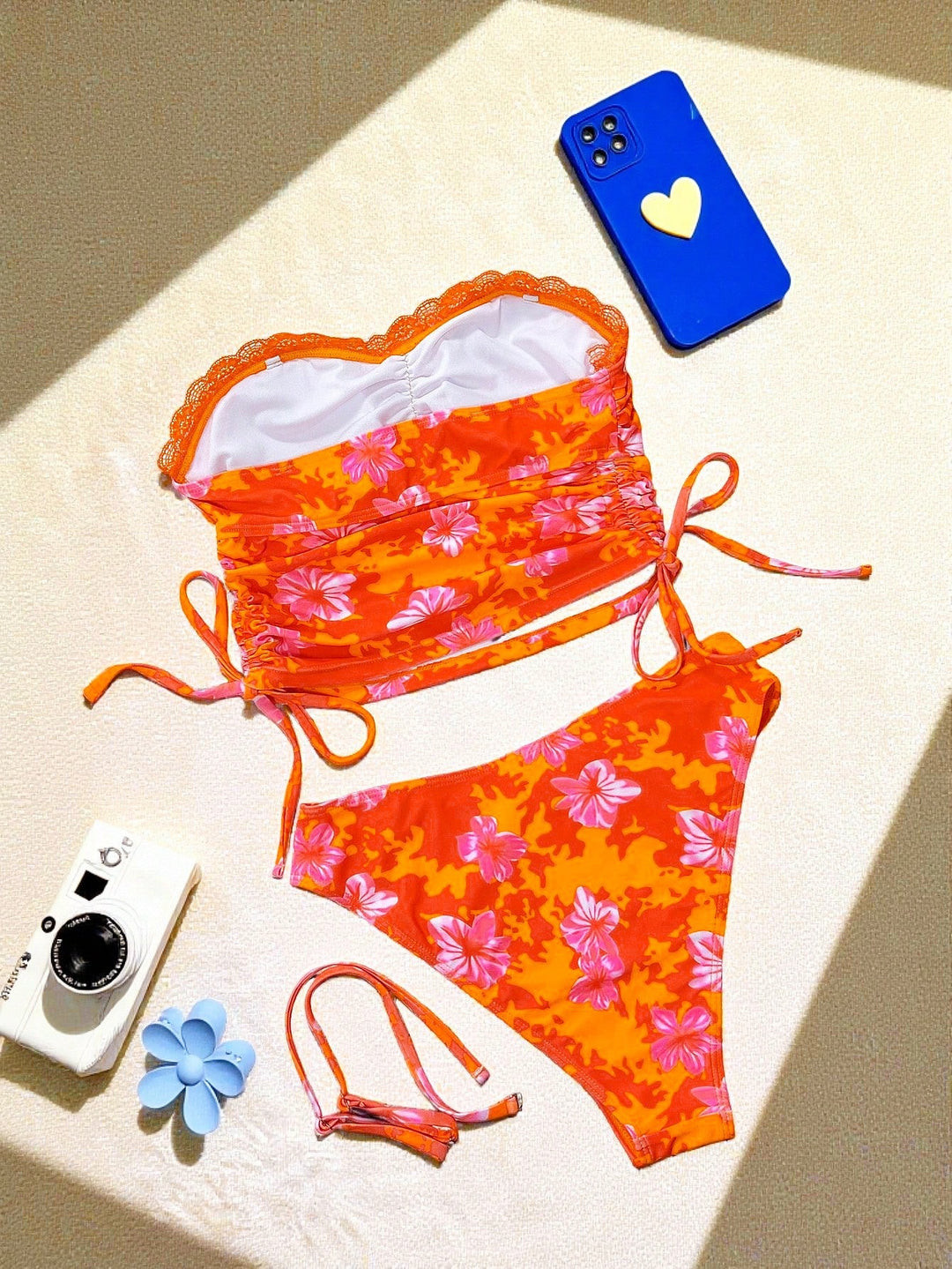 Costum de baie SHEIN, mix culori