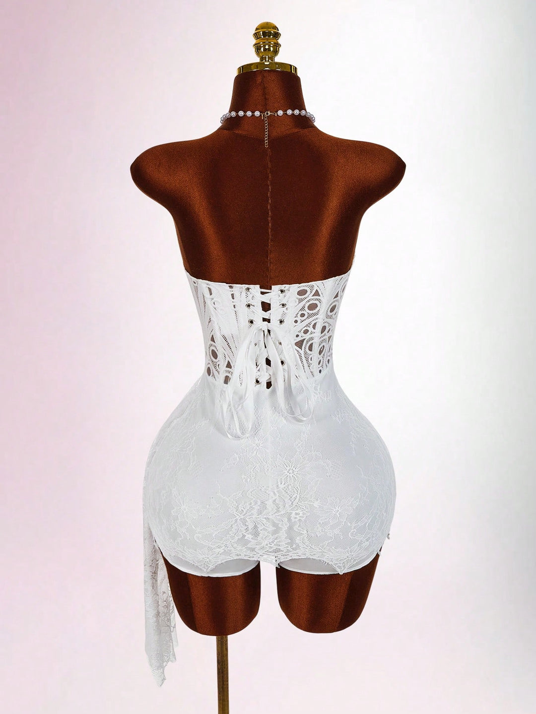Rochie mini SHEIN, alb