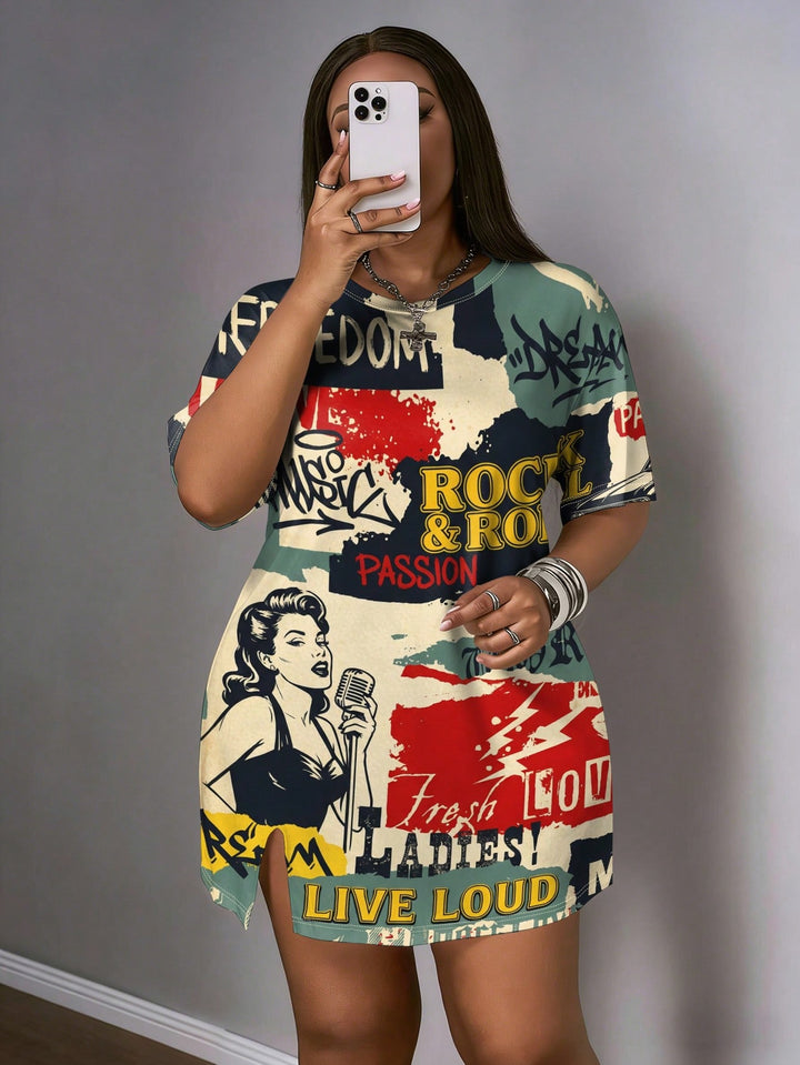 Rochie SHEIN, mix culori