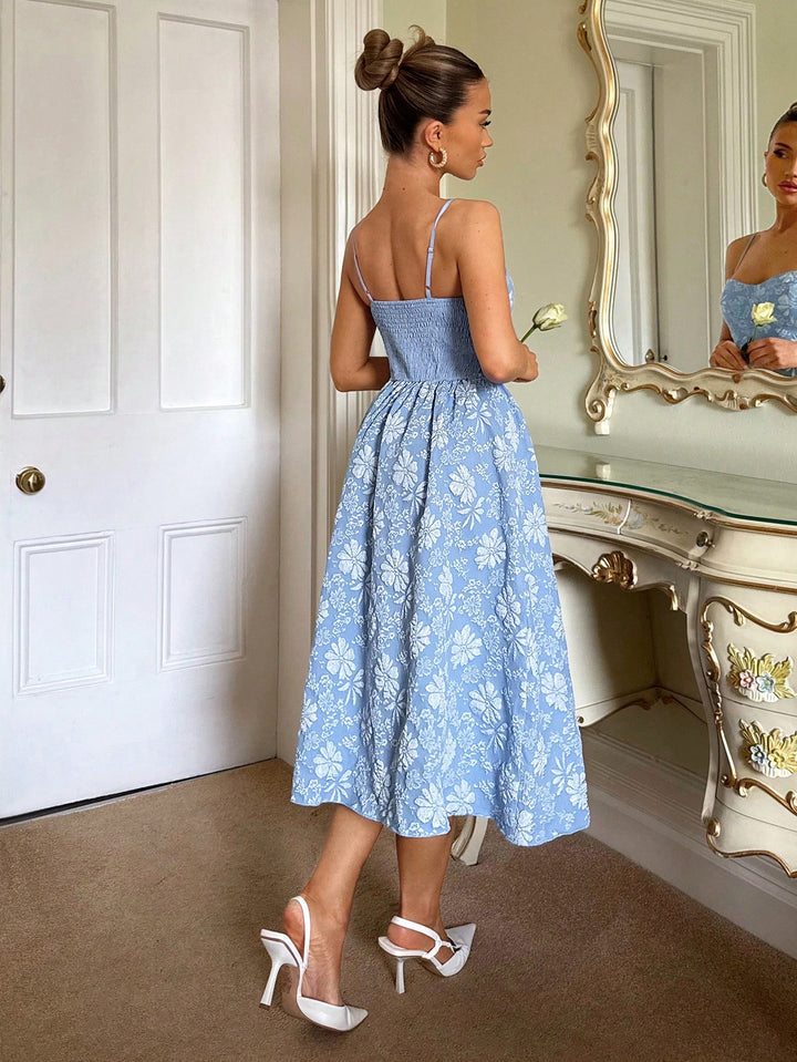 Rochie midi SHEIN, albastru
