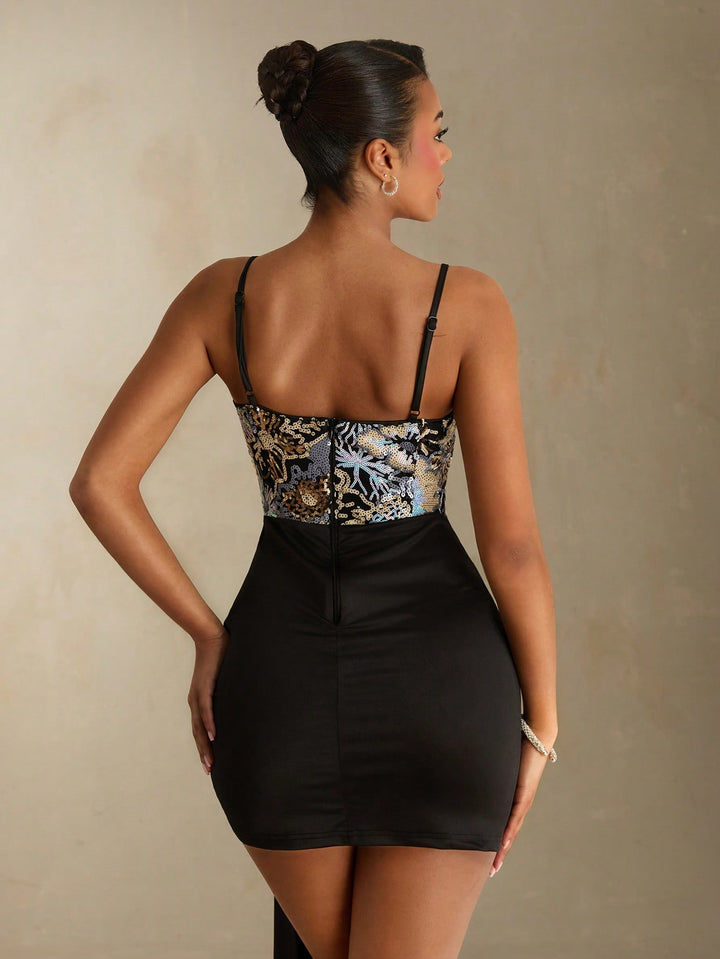 Rochie scurtă SHEIN, negru