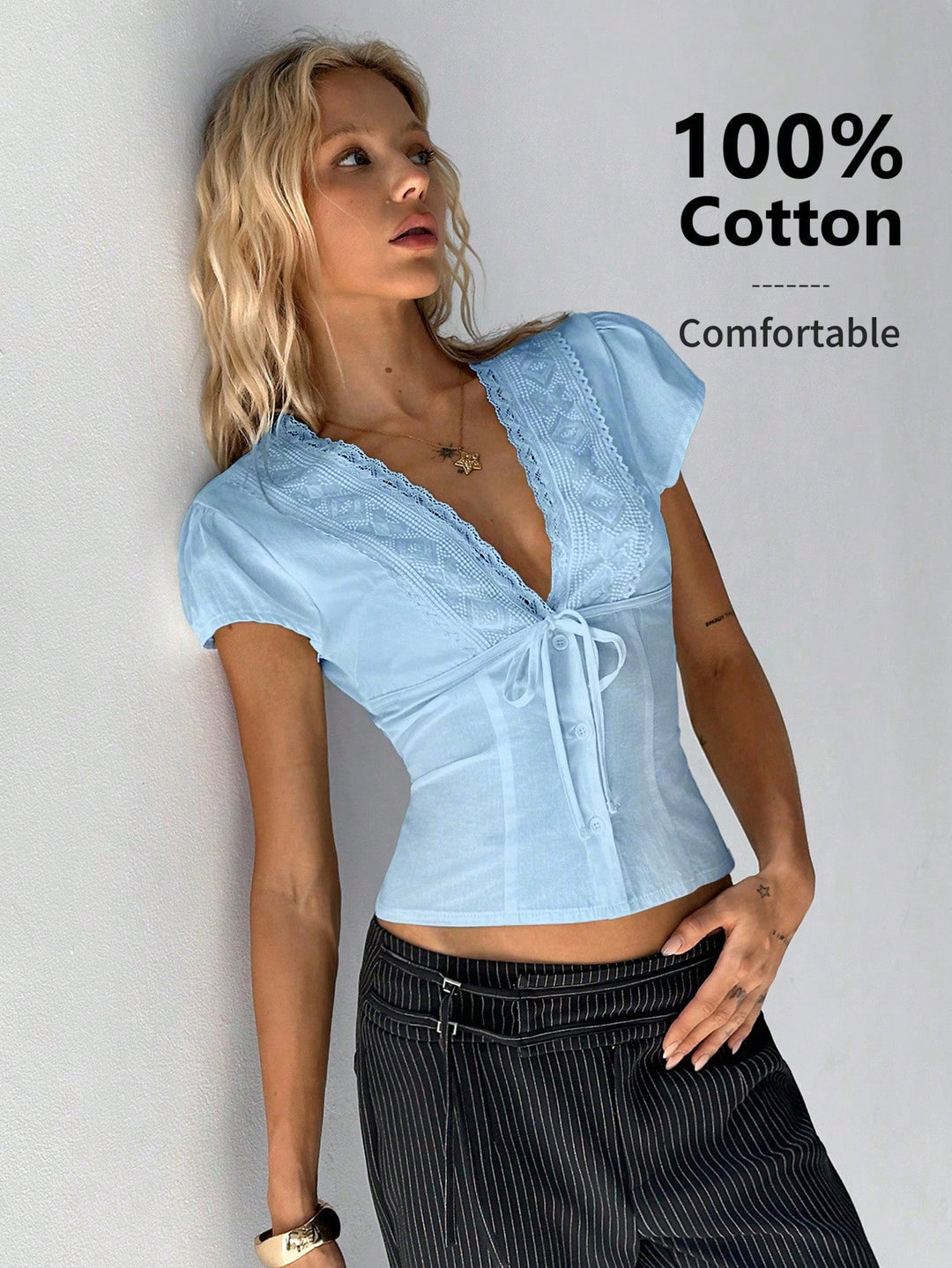 Bluza SHEIN, albastru