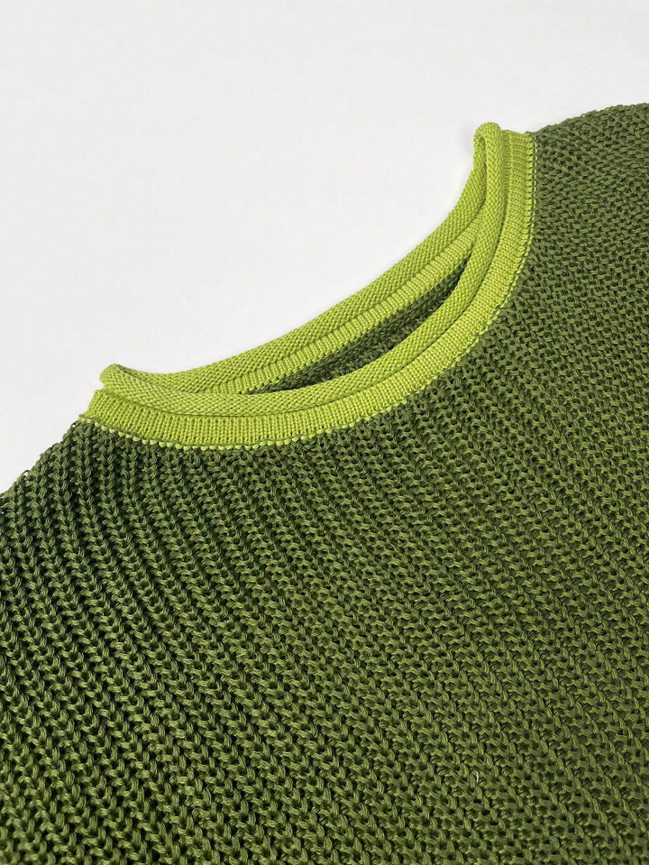Top tricot SHEIN, verde