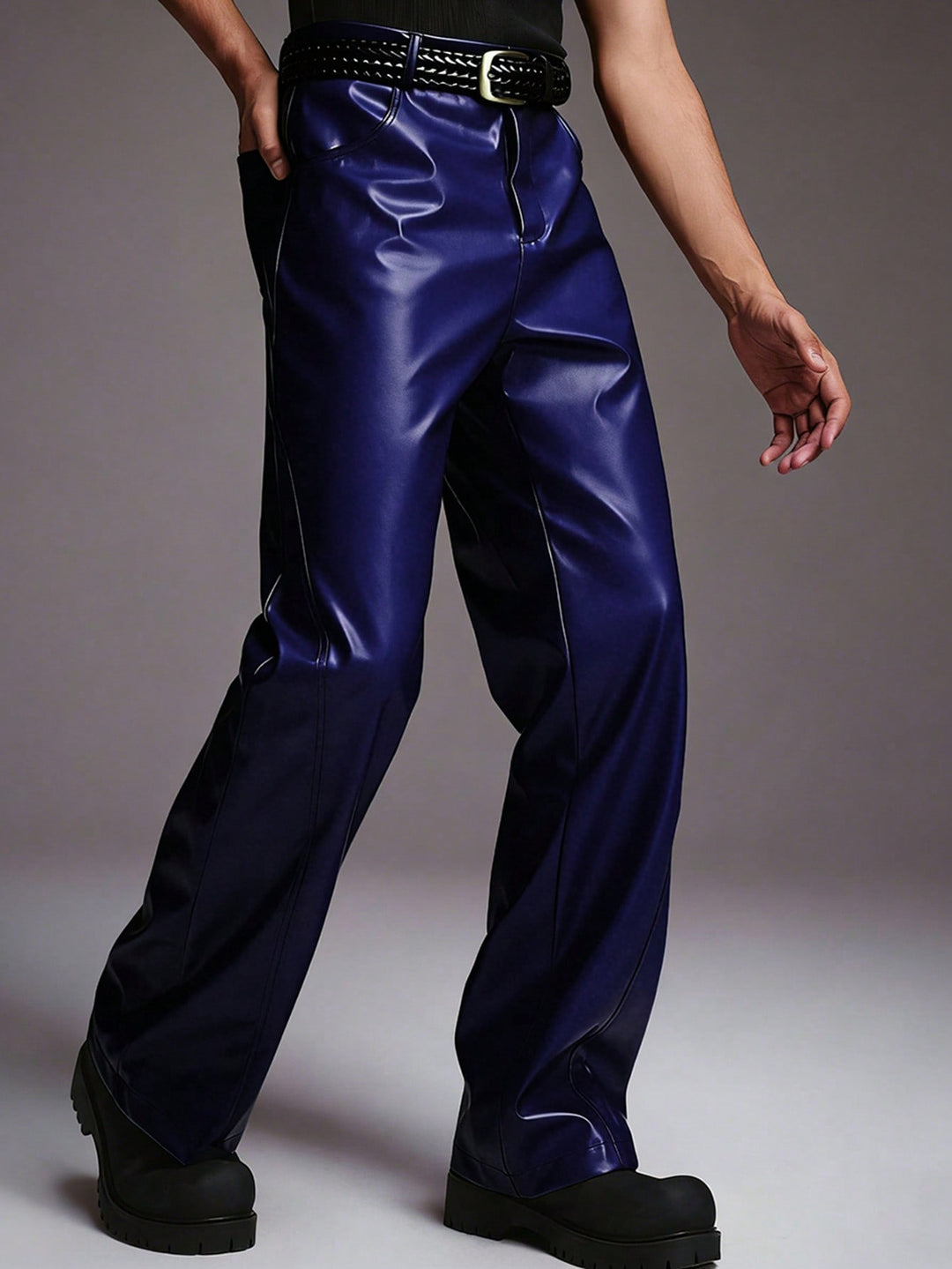 Pantalon SHEIN, albastru
