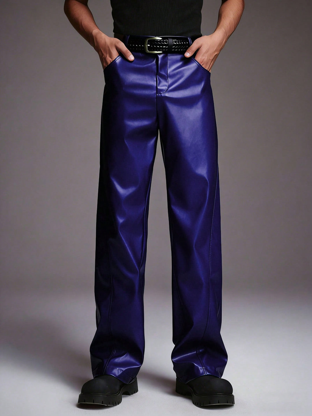 Pantalon SHEIN, albastru