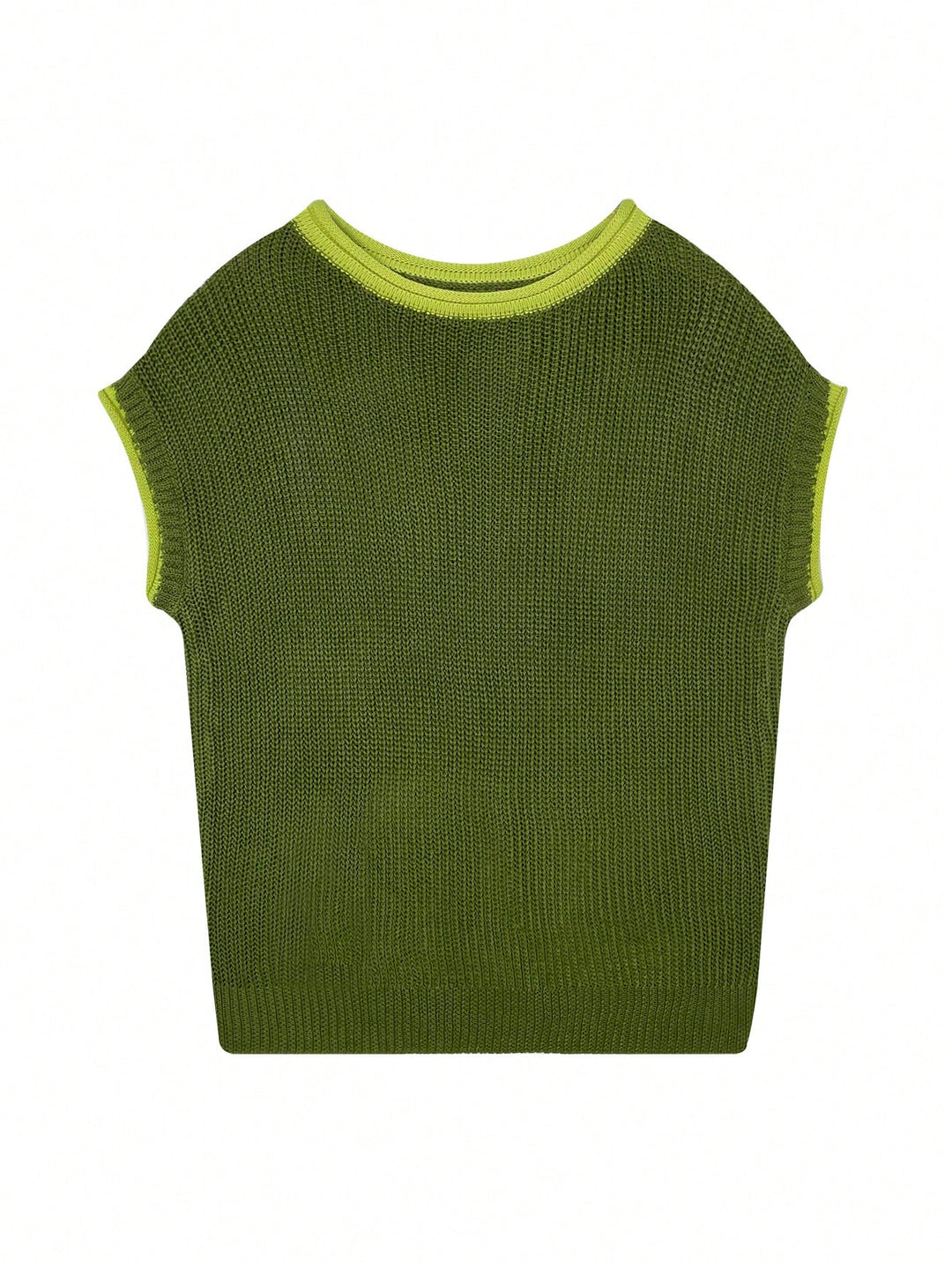 Top tricot SHEIN, verde
