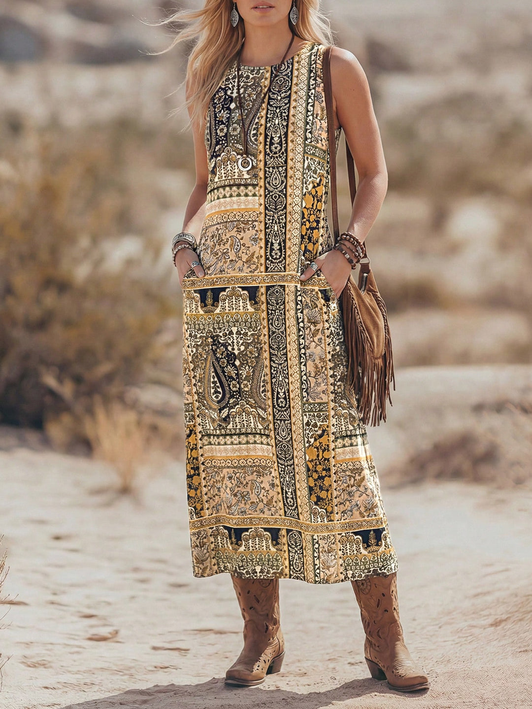 Rochie maxi SHEIN, mix culori
