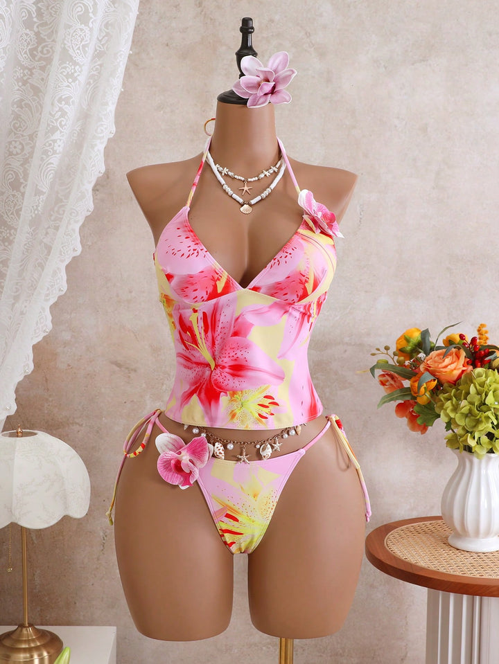 Costum de baie SHEIN, mix culori