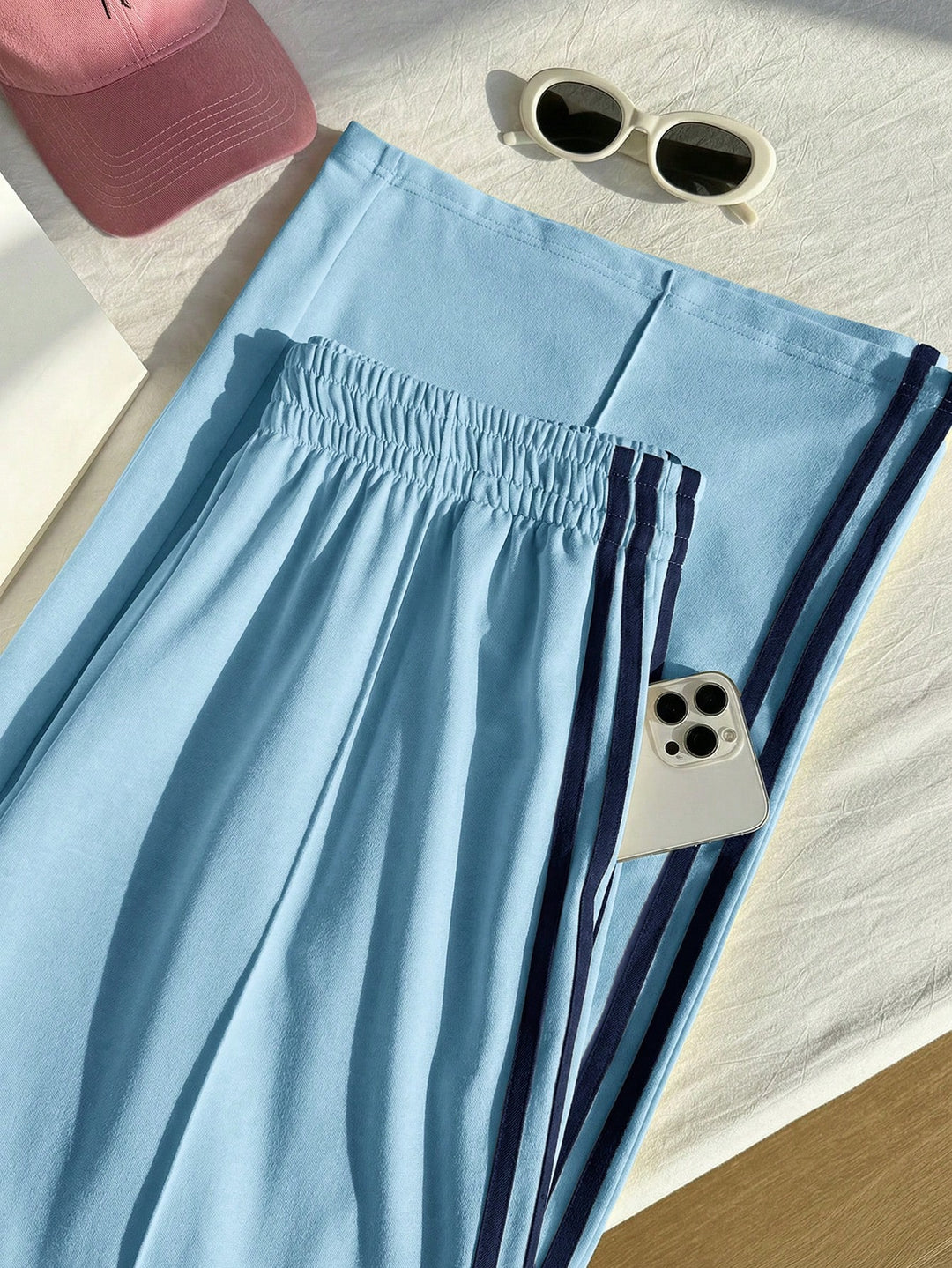 Pantaloni SHEIN, albastru