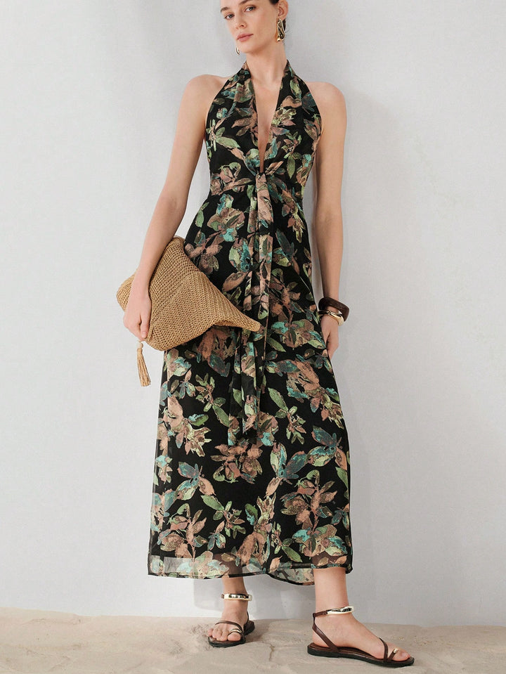 Rochie maxi SHEIN, mix culori