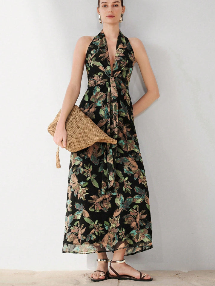 Rochie maxi SHEIN, mix culori