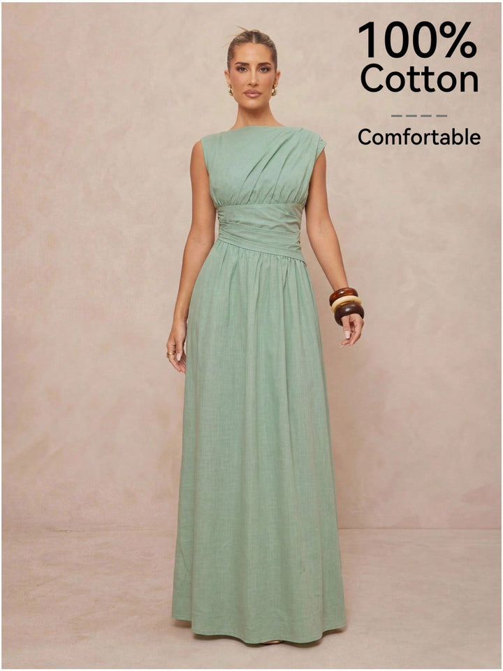 Rochie maxi SHEIN, verde