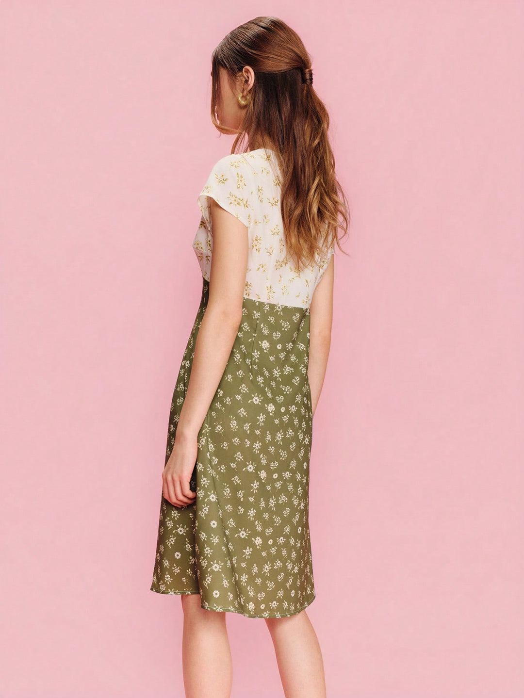 Rochie midi SHEIN, mix culori