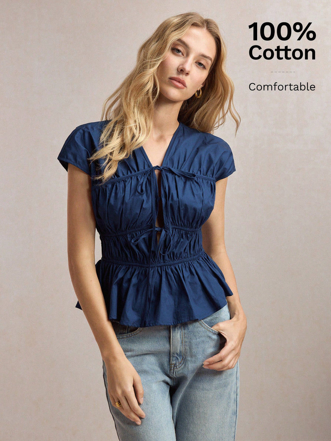 Top SHEIN, albastru