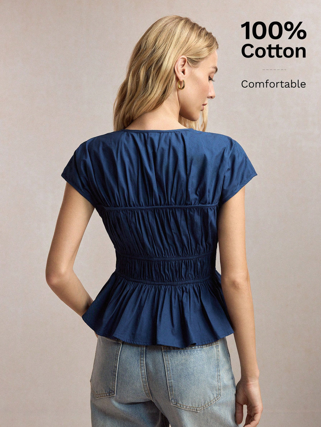 Top SHEIN, albastru