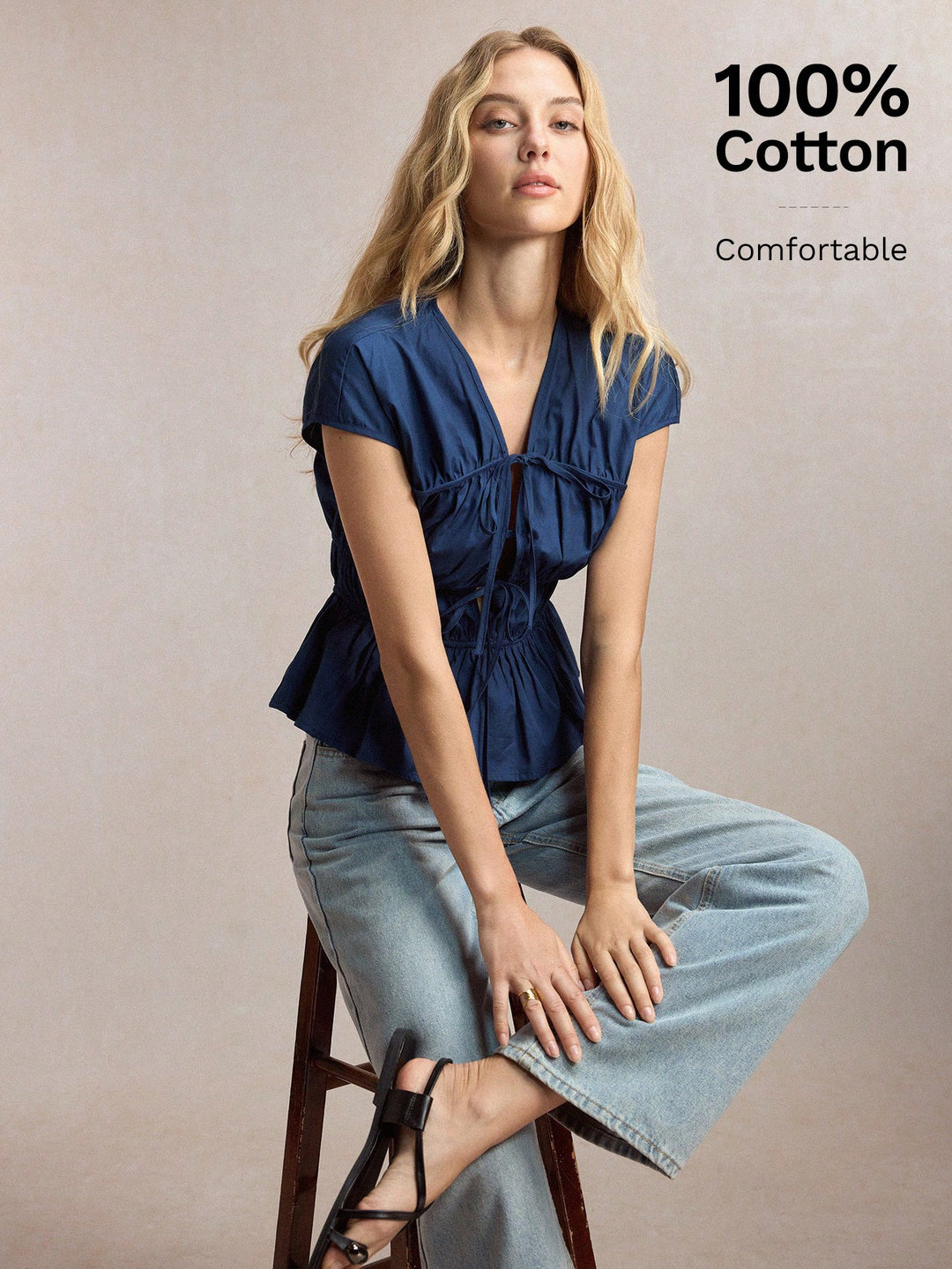 Top SHEIN, albastru