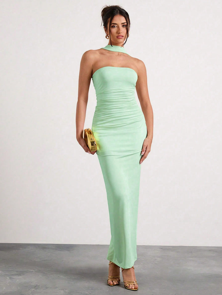Rochie maxi SHEIN, verde