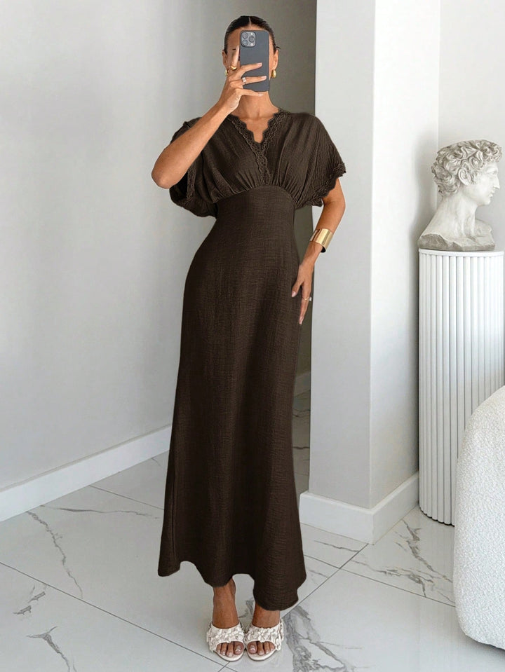 Rochie maxi SHEIN, maro