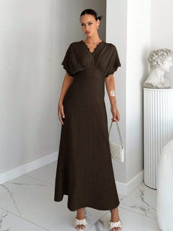 Rochie maxi SHEIN, maro