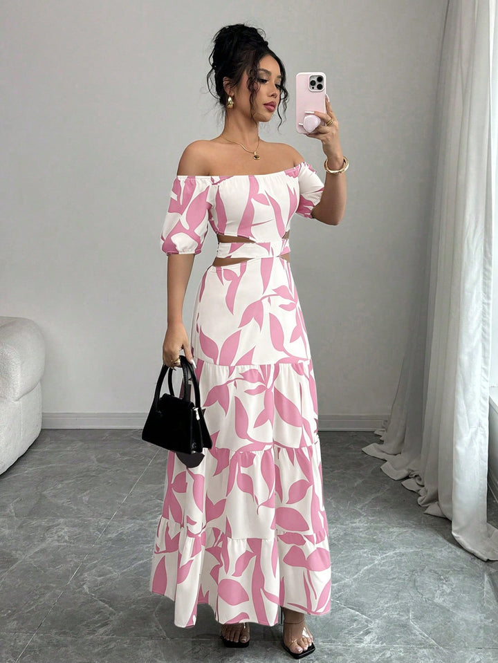 Rochie maxi SHEIN, roz