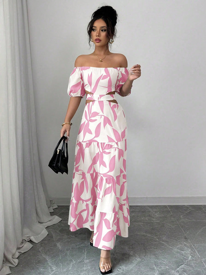 Rochie maxi SHEIN, roz