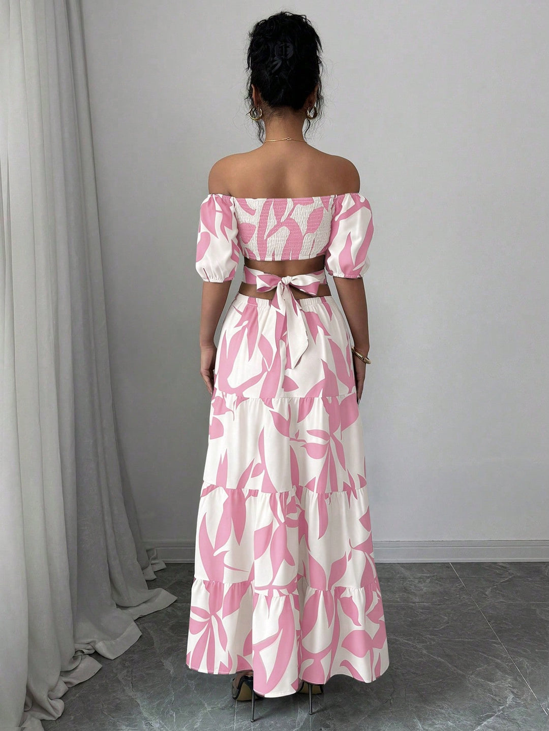 Rochie maxi SHEIN, roz