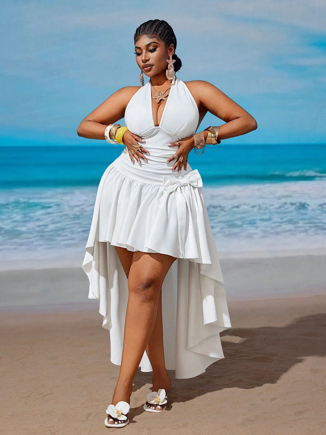 Rochie SHEIN, alb