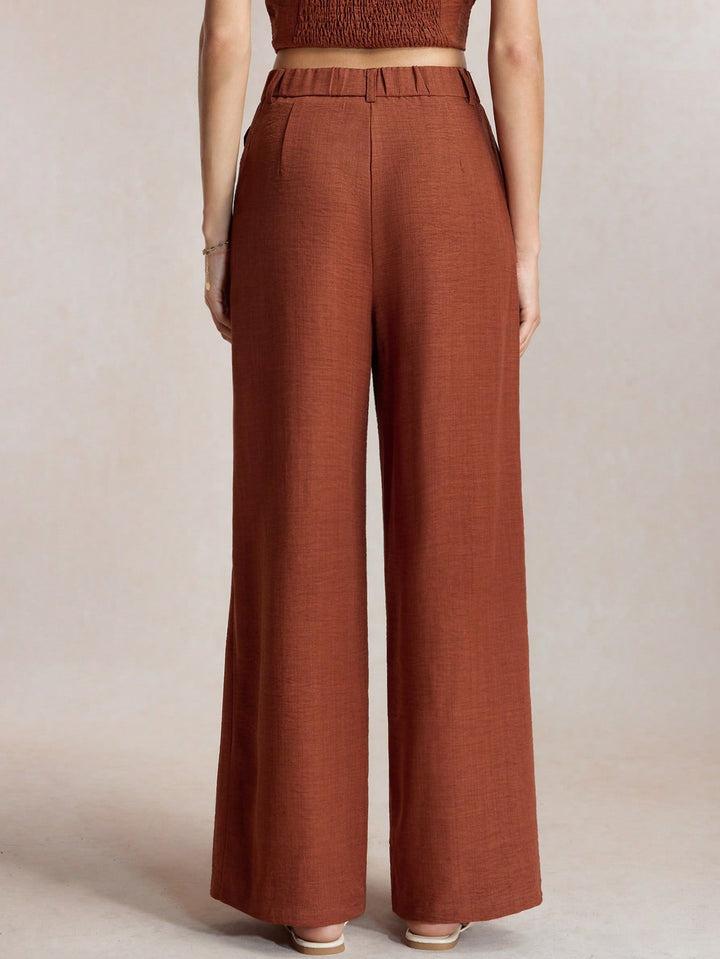 Pantalon SHEIN, maro