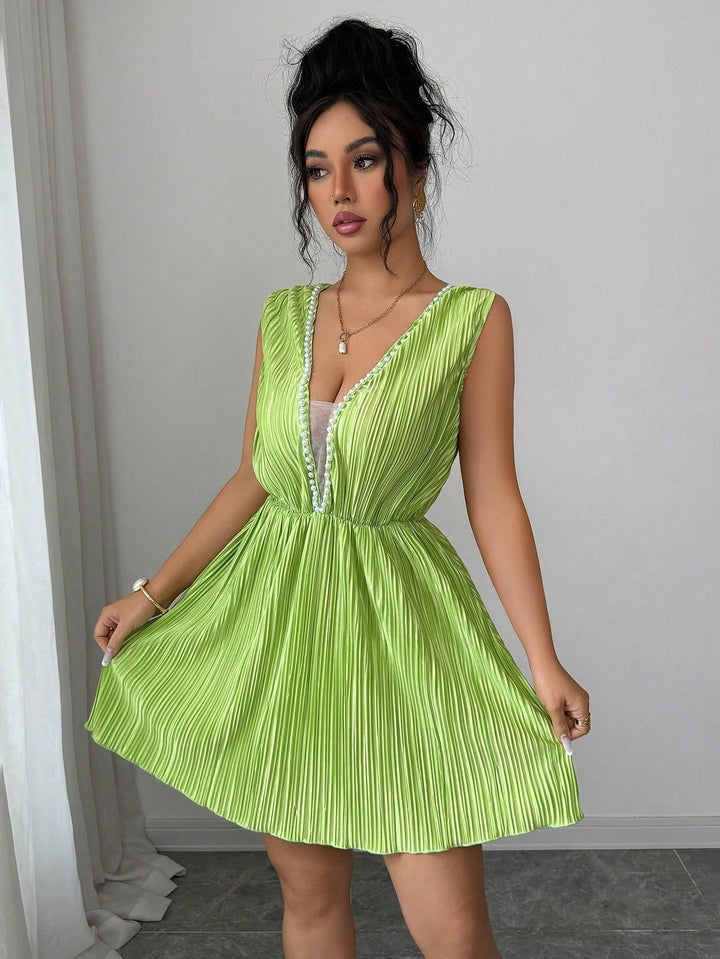 Rochie scurtă SHEIN, verde