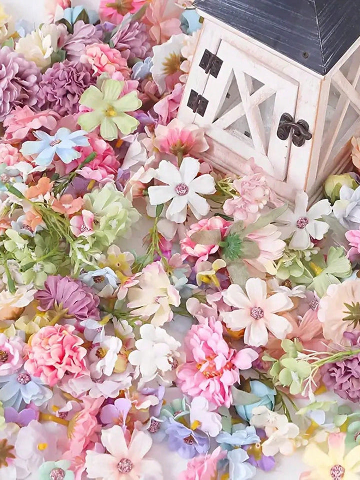 Floari artificiale SHEIN, mix culori