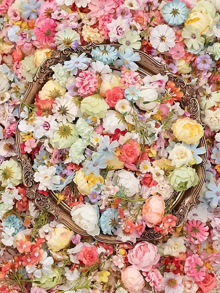 Floari artificiale SHEIN, mix culori