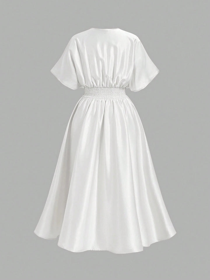 Rochie maxi SHEIN, alb